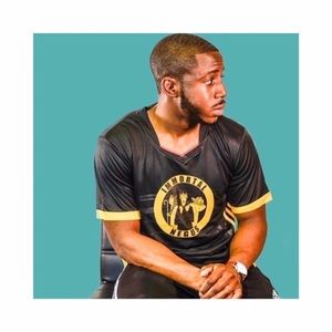 SOLD!! - Black/Gold Soccer Jersey Egyptian Themed